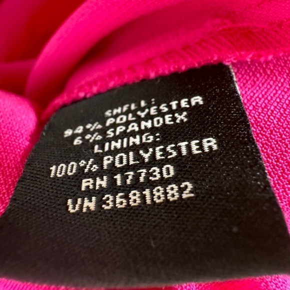 Victoria Beckham for Target pink white peplum sleeveless dress women’s size XS - Picture 5 of 6